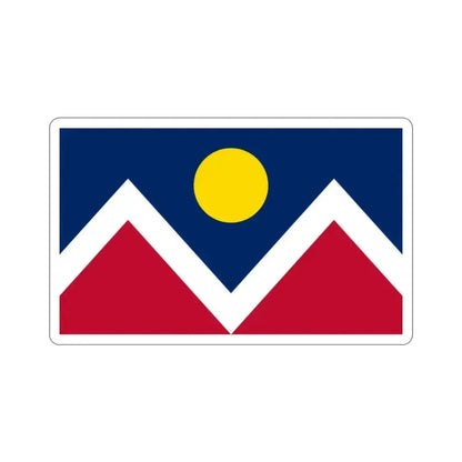 Flag of Denver Colorado USA STICKER Vinyl Die-Cut Decal 2 Inch - The Sticker Space