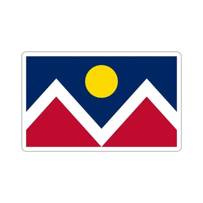 Flag of Denver Colorado USA STICKER Vinyl Die-Cut Decal 3 Inch - The Sticker Space