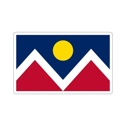 Flag of Denver Colorado USA STICKER Vinyl Die-Cut Decal 4 Inch - The Sticker Space
