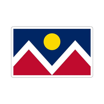 Flag of Denver Colorado USA STICKER Vinyl Die-Cut Decal 5 Inch - The Sticker Space