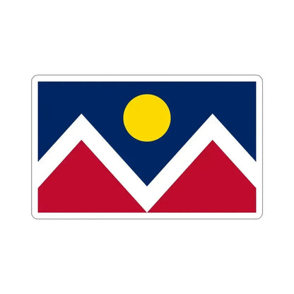 Flag of Denver Colorado USA STICKER Vinyl Die-Cut Decal 6 Inch - The Sticker Space