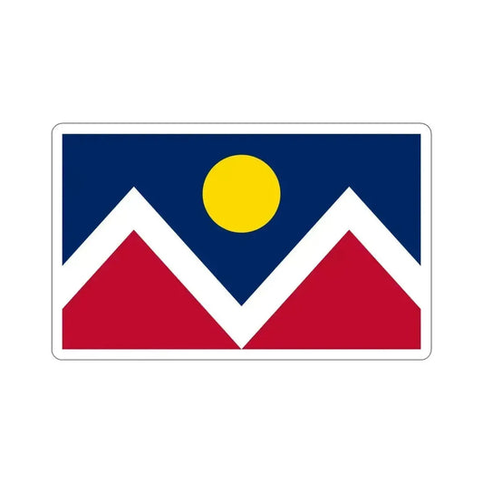 Flag of Denver Colorado USA STICKER Vinyl Die-Cut Decal 6 Inch - The Sticker Space