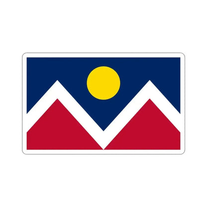 Flag of Denver Colorado USA STICKER Vinyl Die-Cut Decal - The Sticker Space