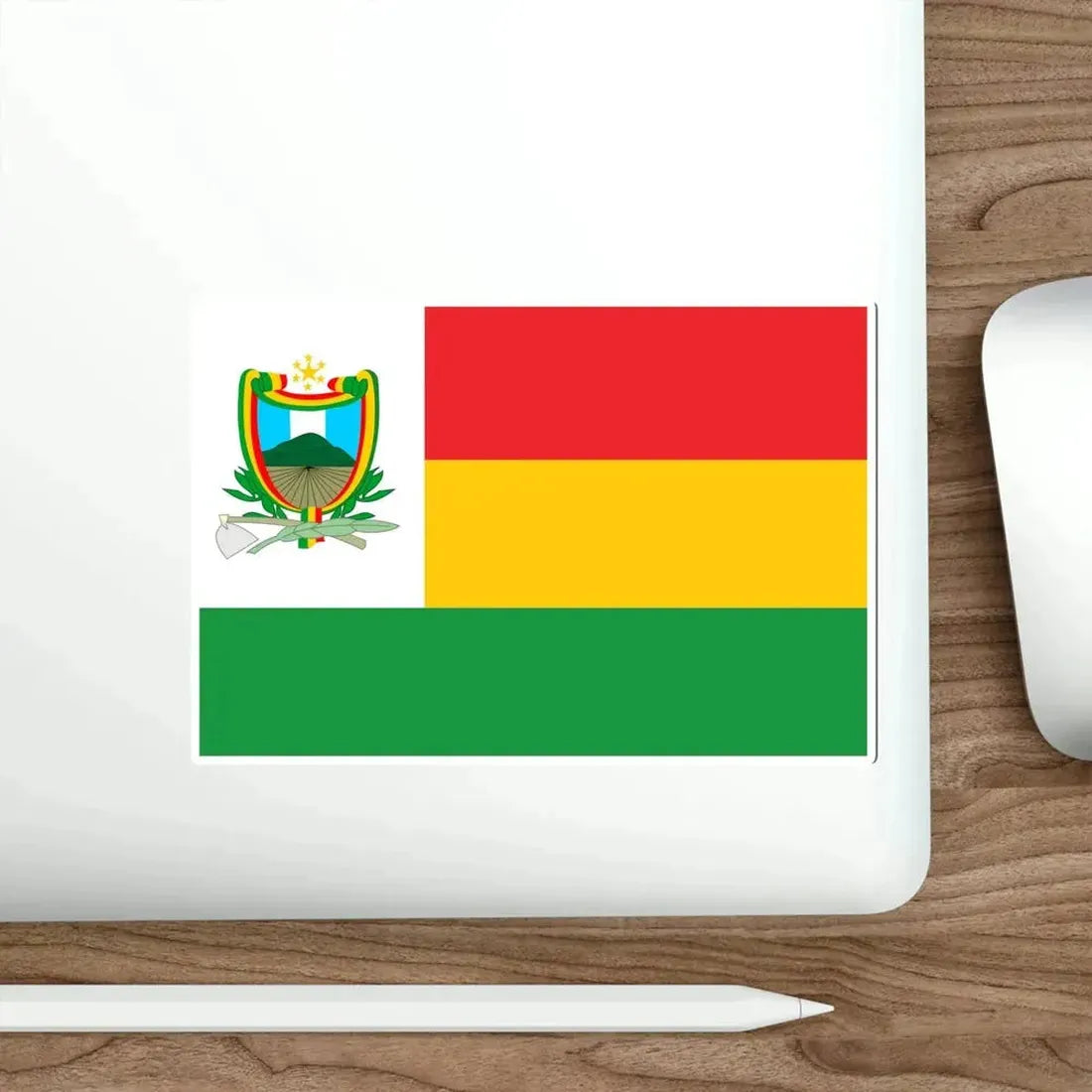 Flag of Department of Jalapa, Guatemala STICKER Vinyl Die-Cut Decal - The Sticker Space