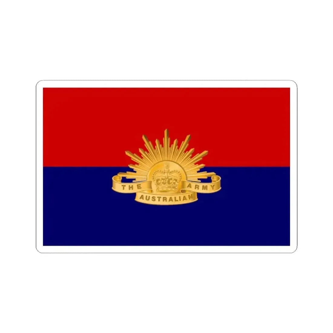 Flag of Deputy Chief of Army Australia (Australia) STICKER Vinyl Kiss-Cut Decal 2 Inch White - The Sticker Space