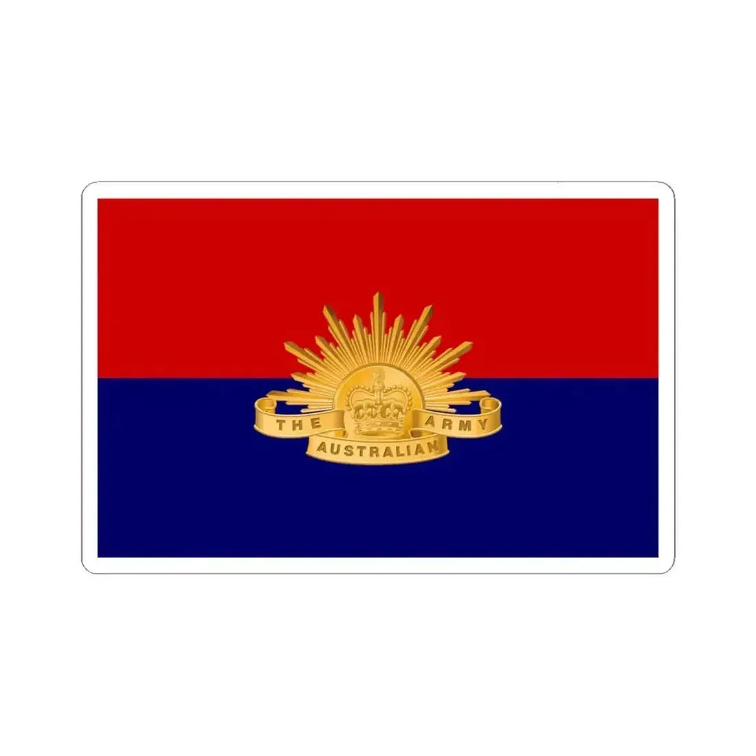 Flag of Deputy Chief of Army Australia (Australia) STICKER Vinyl Kiss-Cut Decal 6 Inch White - The Sticker Space