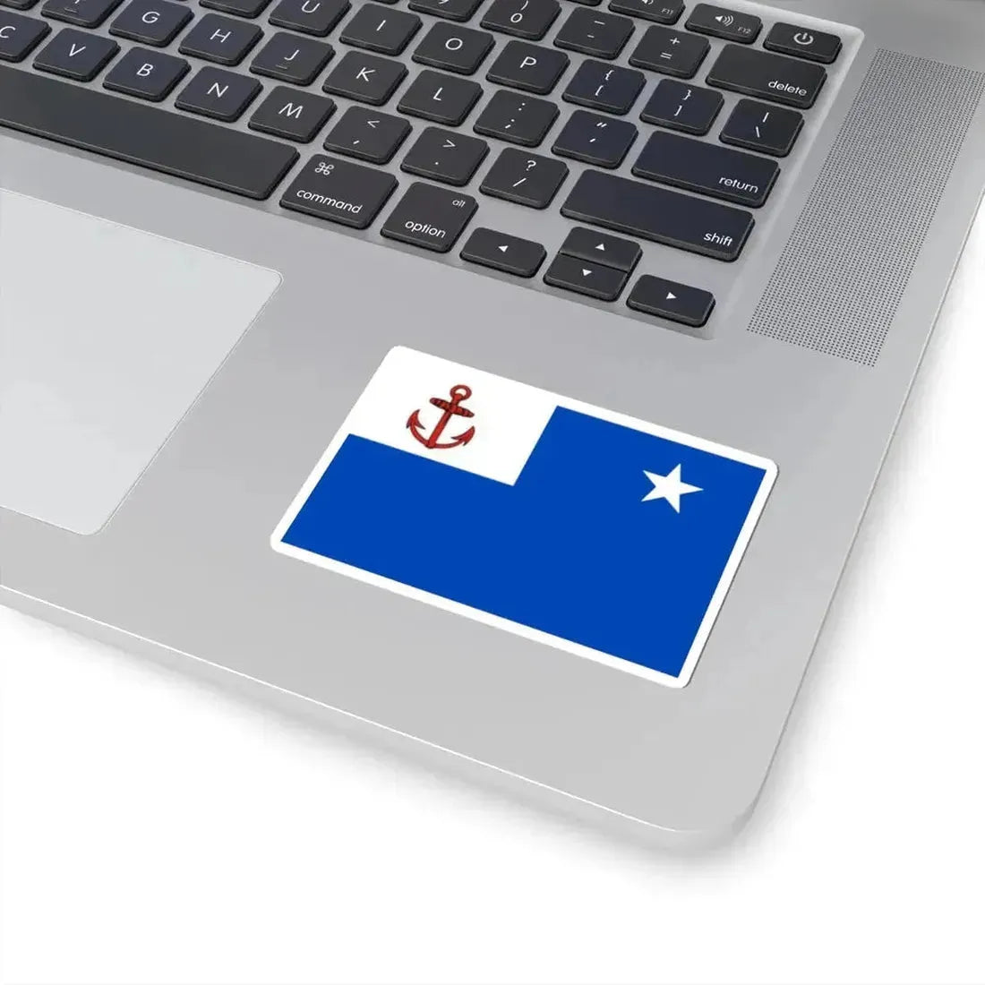 Flag of Deputy Chief of the Revolutionary Navy of Cuba (Cuba) STICKER Vinyl Kiss-Cut Decal - The Sticker Space