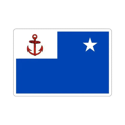 Flag of Deputy Chief of the Revolutionary Navy of Cuba STICKER Vinyl Die-Cut Decal 6 Inch - The Sticker Space