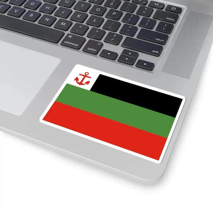 Flag of Deputy Commanders of the Beiyang Fleet (China) STICKER Vinyl Kiss-Cut Decal - The Sticker Space