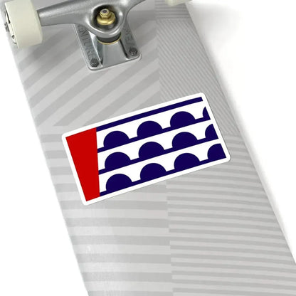 Flag of Des Moines Iowa (United States) STICKER Vinyl Kiss-Cut Decal - The Sticker Space
