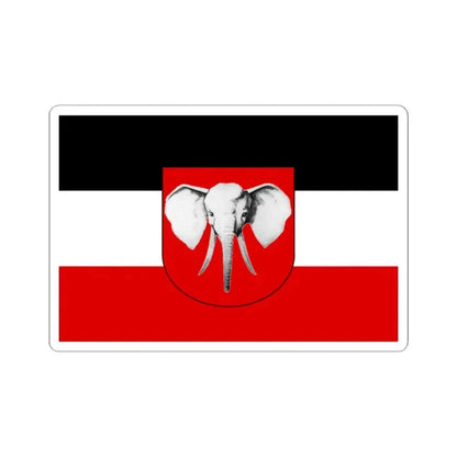 Flag of Deutsch-Kamerun (Cameroon) STICKER Vinyl Kiss-Cut Decal 2 Inch White - The Sticker Space