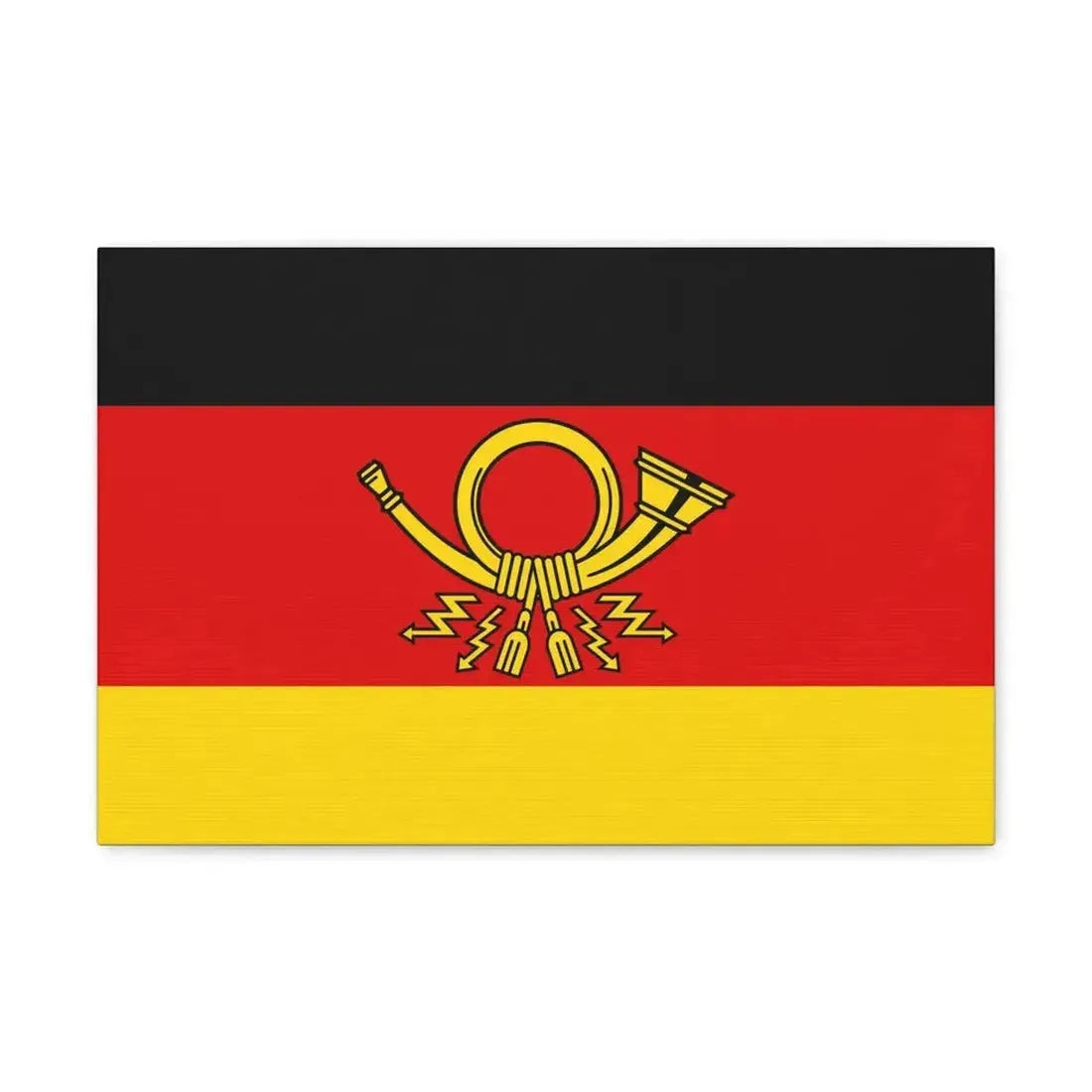Flag of Deutsche Bundespost Germany - Canvas Wall Art - The Sticker Space