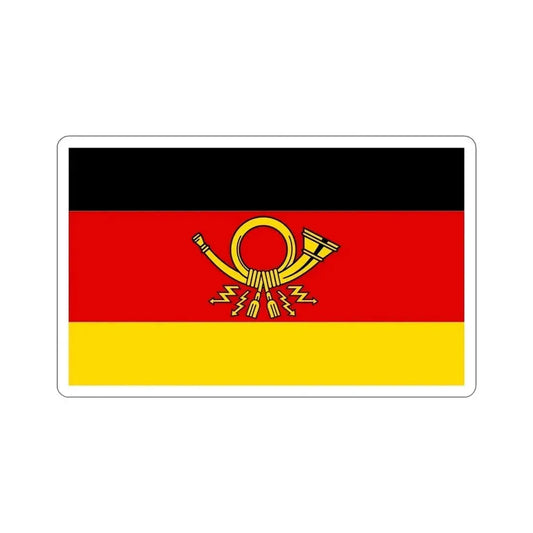 Flag of Deutsche Bundespost Germany STICKER Vinyl Die-Cut Decal 6 Inch - The Sticker Space