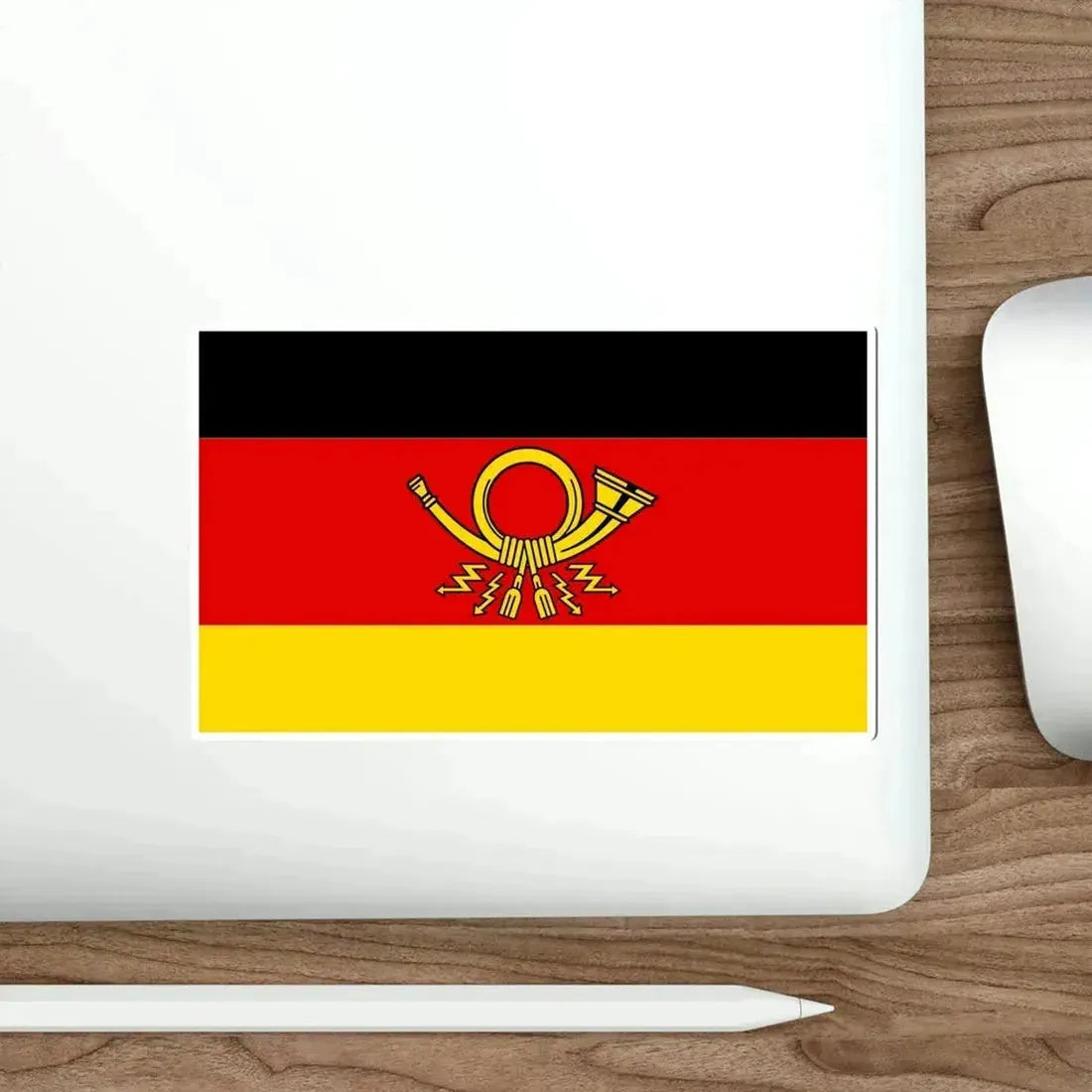 German Post Sticker Flag of Deutsche Bundespost Germany STICKER Vinyl Die-Cut Decal | Shop ...