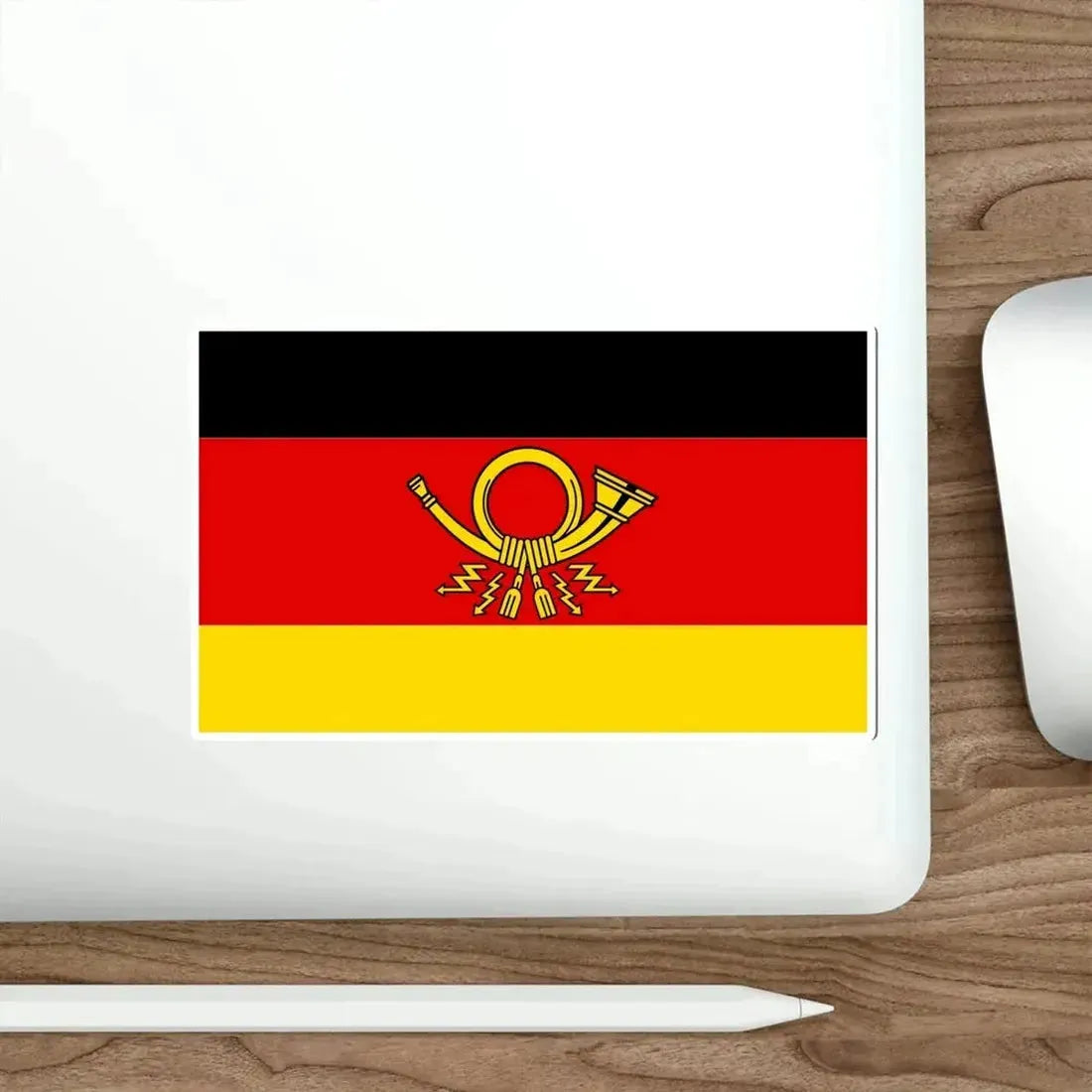 Flag of Deutsche Bundespost Germany STICKER Vinyl Die-Cut Decal - The Sticker Space