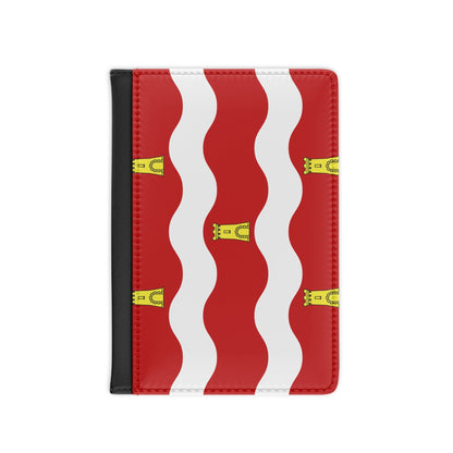 Flag of Deux Sèvres France 2 - Passport Holder-3.9" x 5.8"-The Sticker Space