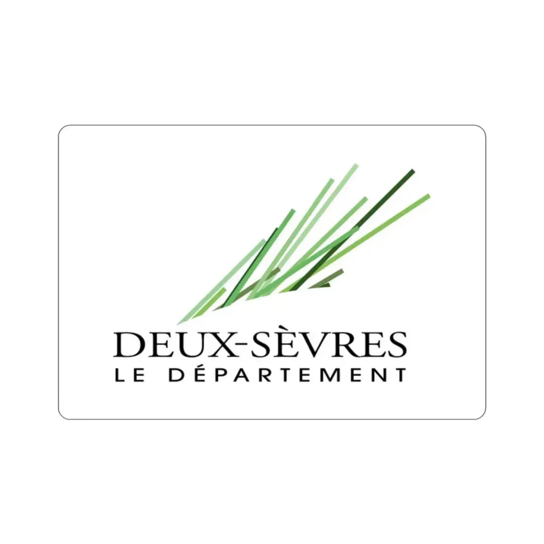 Flag of Deux Sèvres France STICKER Vinyl Die-Cut Decal 2 Inch - The Sticker Space