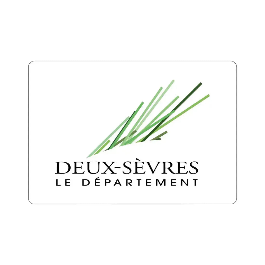 Flag of Deux Sèvres France STICKER Vinyl Die-Cut Decal 5 Inch - The Sticker Space