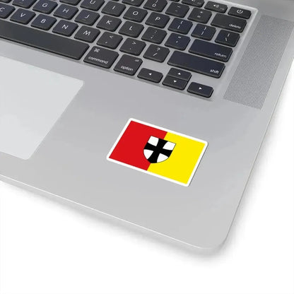 Flag of Diepenbeek (Belgium) STICKER Vinyl Kiss-Cut Decal - The Sticker Space