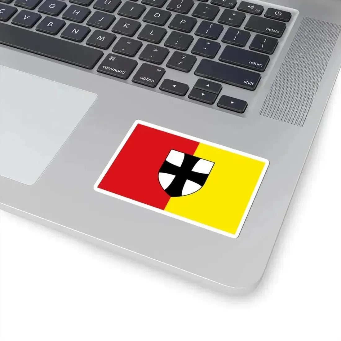 Flag of Diepenbeek (Belgium) STICKER Vinyl Kiss-Cut Decal - The Sticker Space