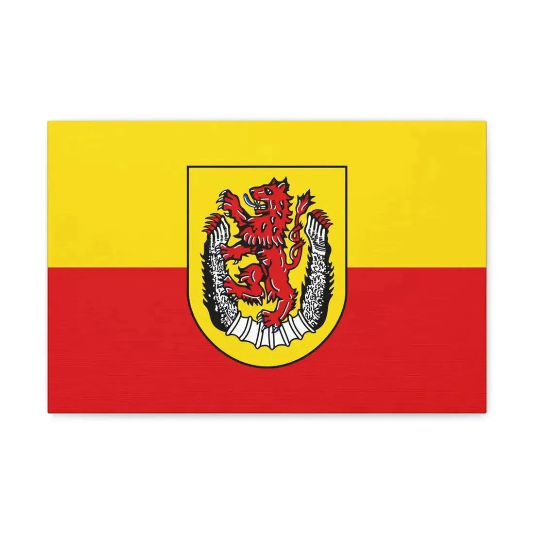 Flag of Diepholz Germany - Canvas Wall Art 18″ x 12″ 1.25" - The Sticker Space