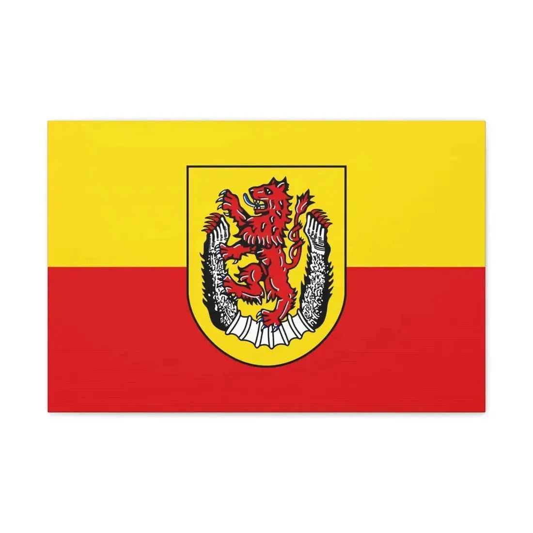 Flag of Diepholz Germany - Canvas Wall Art 24″ x 16″ 1.25" - The Sticker Space
