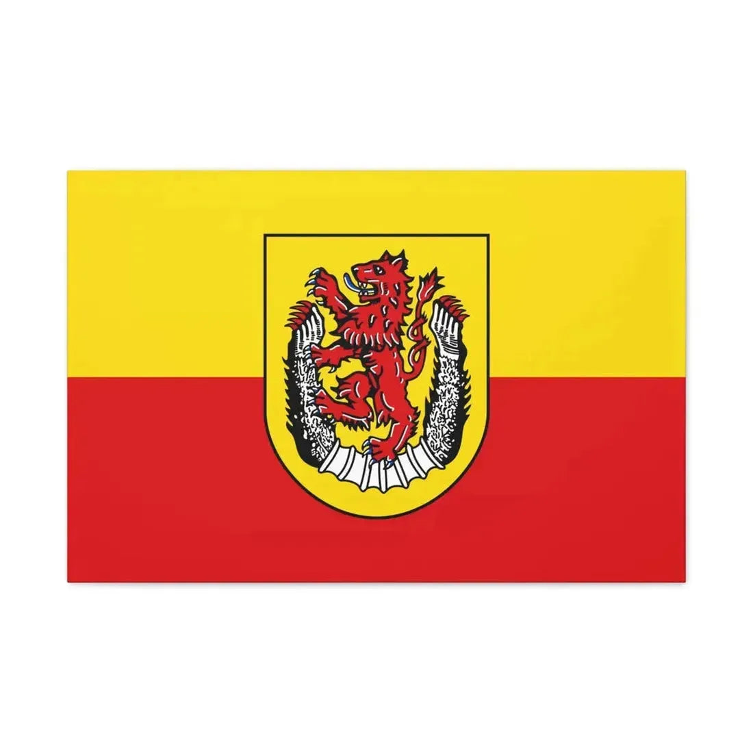 Flag of Diepholz Germany - Canvas Wall Art 30" x 20" 1.25" - The Sticker Space