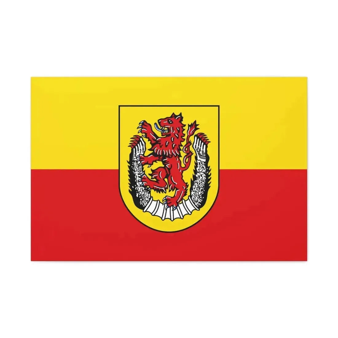 Flag of Diepholz Germany - Canvas Wall Art 36" x 24" 1.25" - The Sticker Space