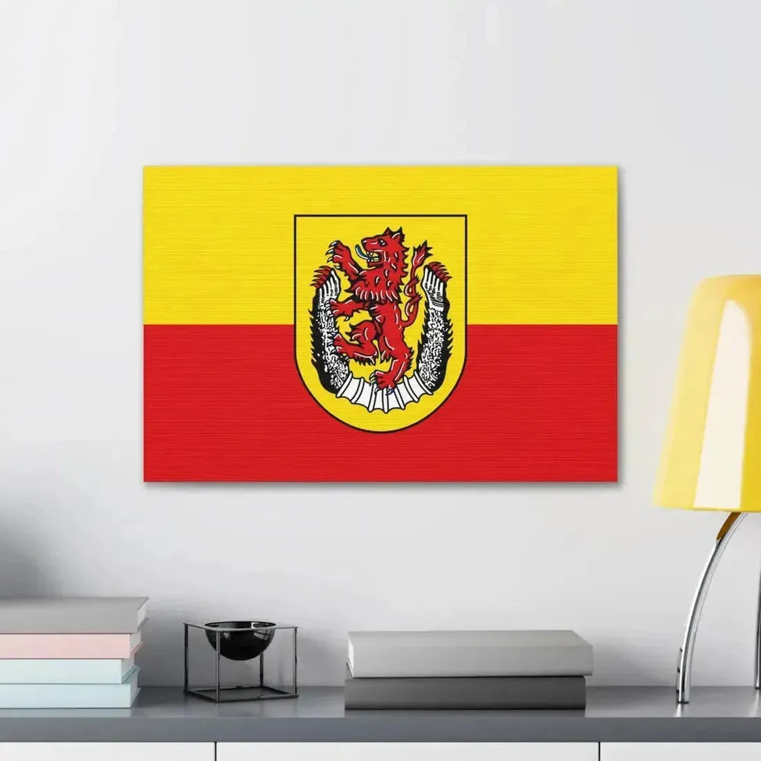 Flag of Diepholz Germany - Canvas Wall Art - The Sticker Space