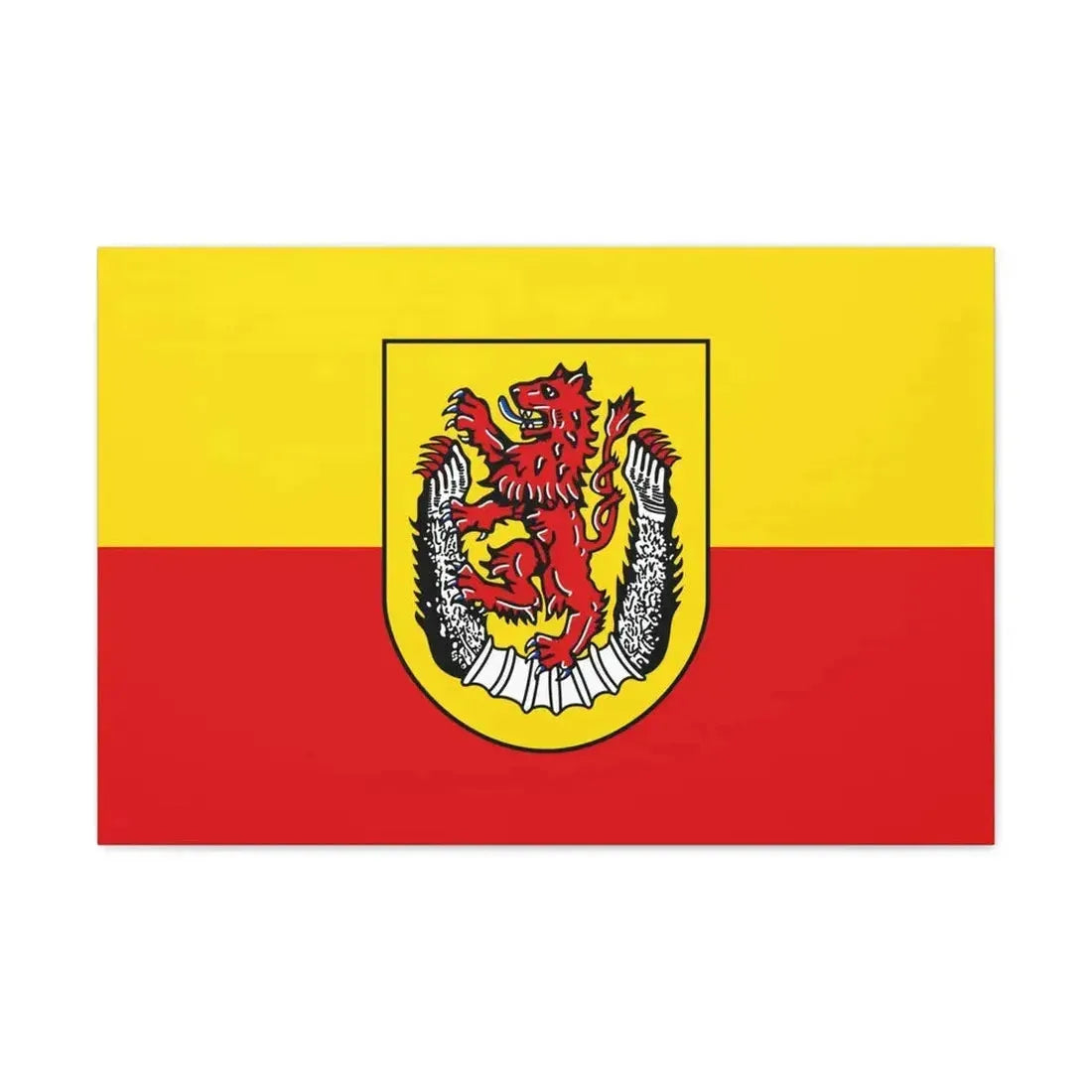 Flag of Diepholz Germany - Canvas Wall Art - The Sticker Space
