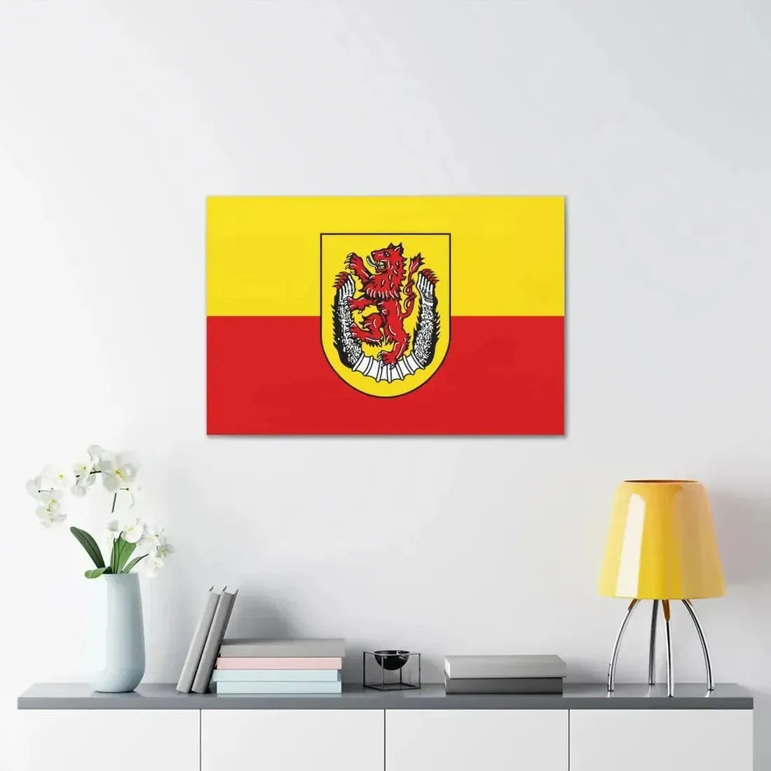 Flag of Diepholz Germany - Canvas Wall Art - The Sticker Space