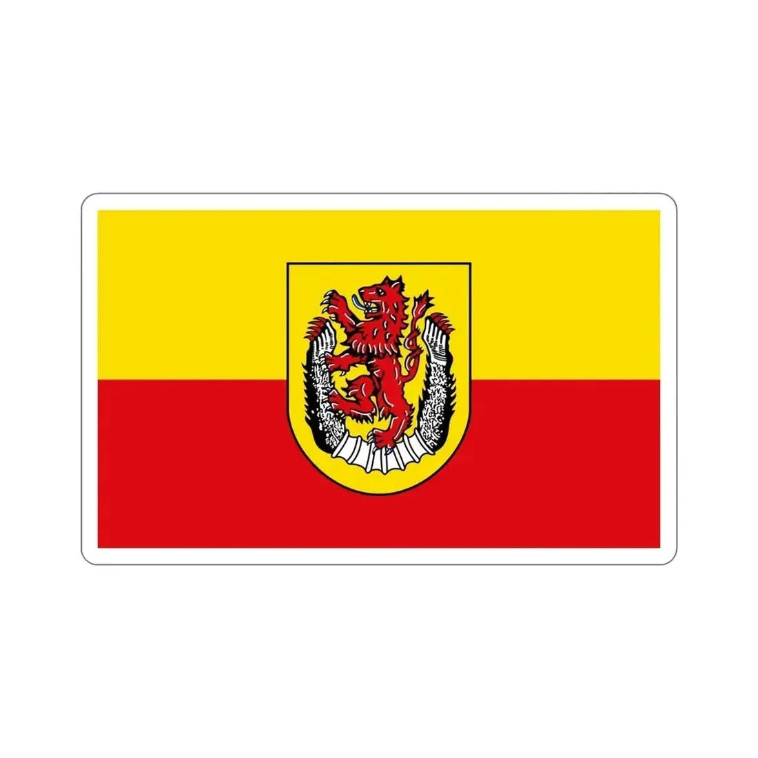 Flag of Diepholz Germany STICKER Vinyl Die-Cut Decal - The Sticker Space