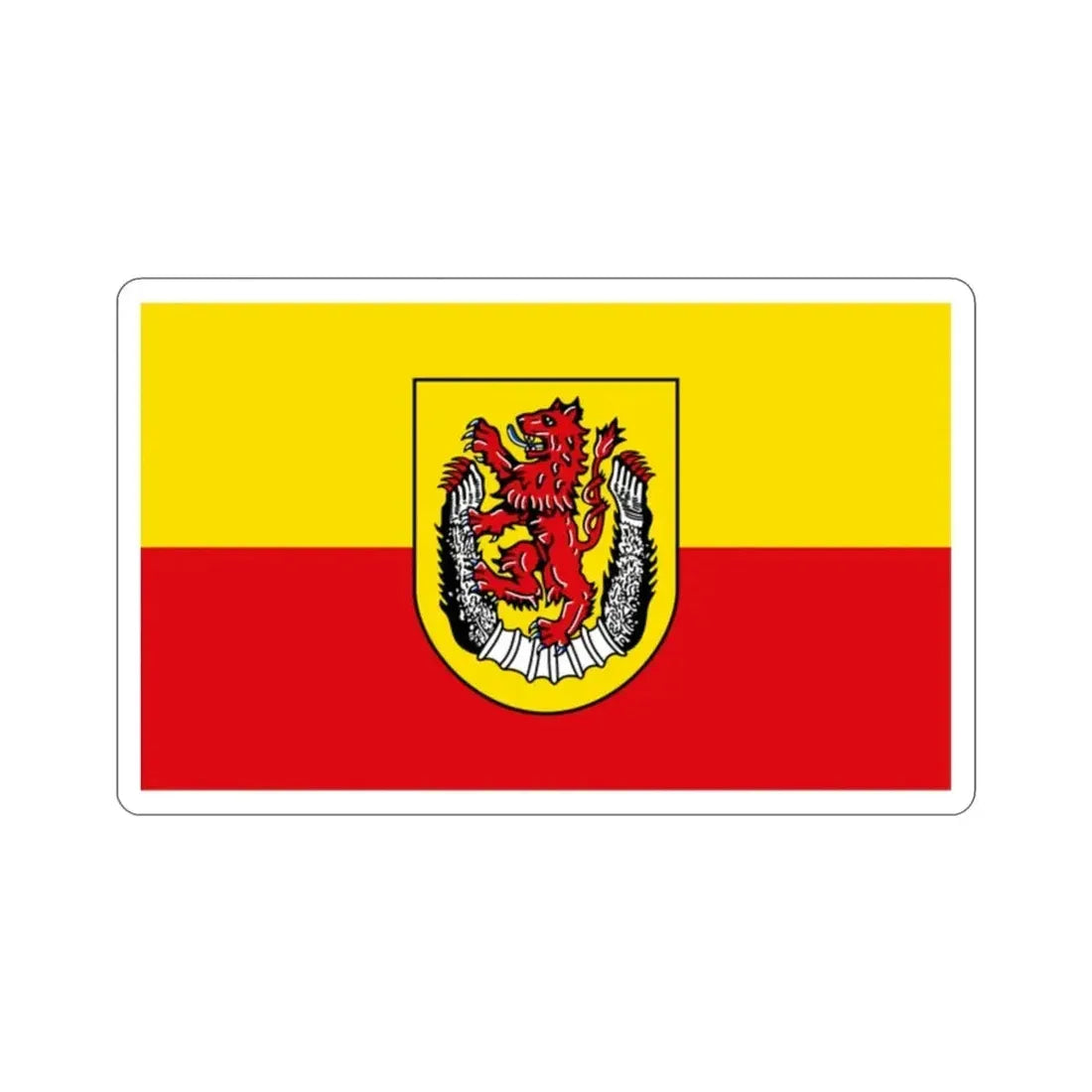 Flag of Diepholz Germany STICKER Vinyl Die-Cut Decal - The Sticker Space