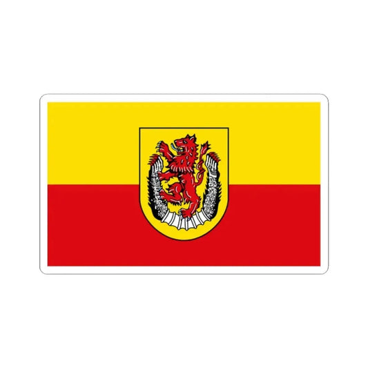 Flag of Diepholz Germany - STICKER Vinyl Kiss-Cut Decal 2 Inch White - The Sticker Space