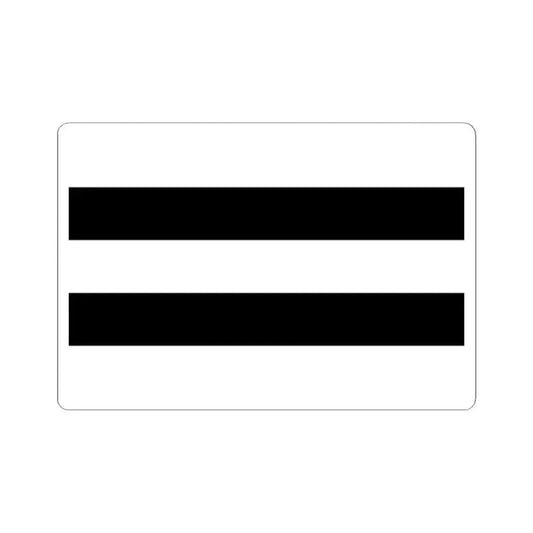 Flag of Diest (Belgium) STICKER Vinyl Kiss-Cut Decal 2 Inch White - The Sticker Space