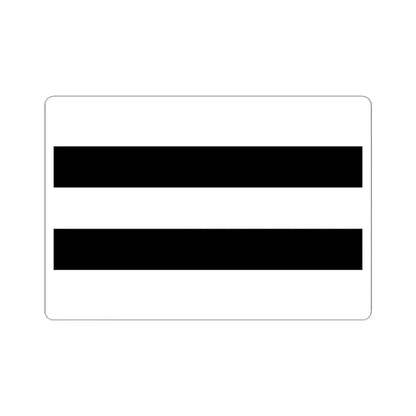 Flag of Diest (Belgium) STICKER Vinyl Kiss-Cut Decal 4 Inch White - The Sticker Space