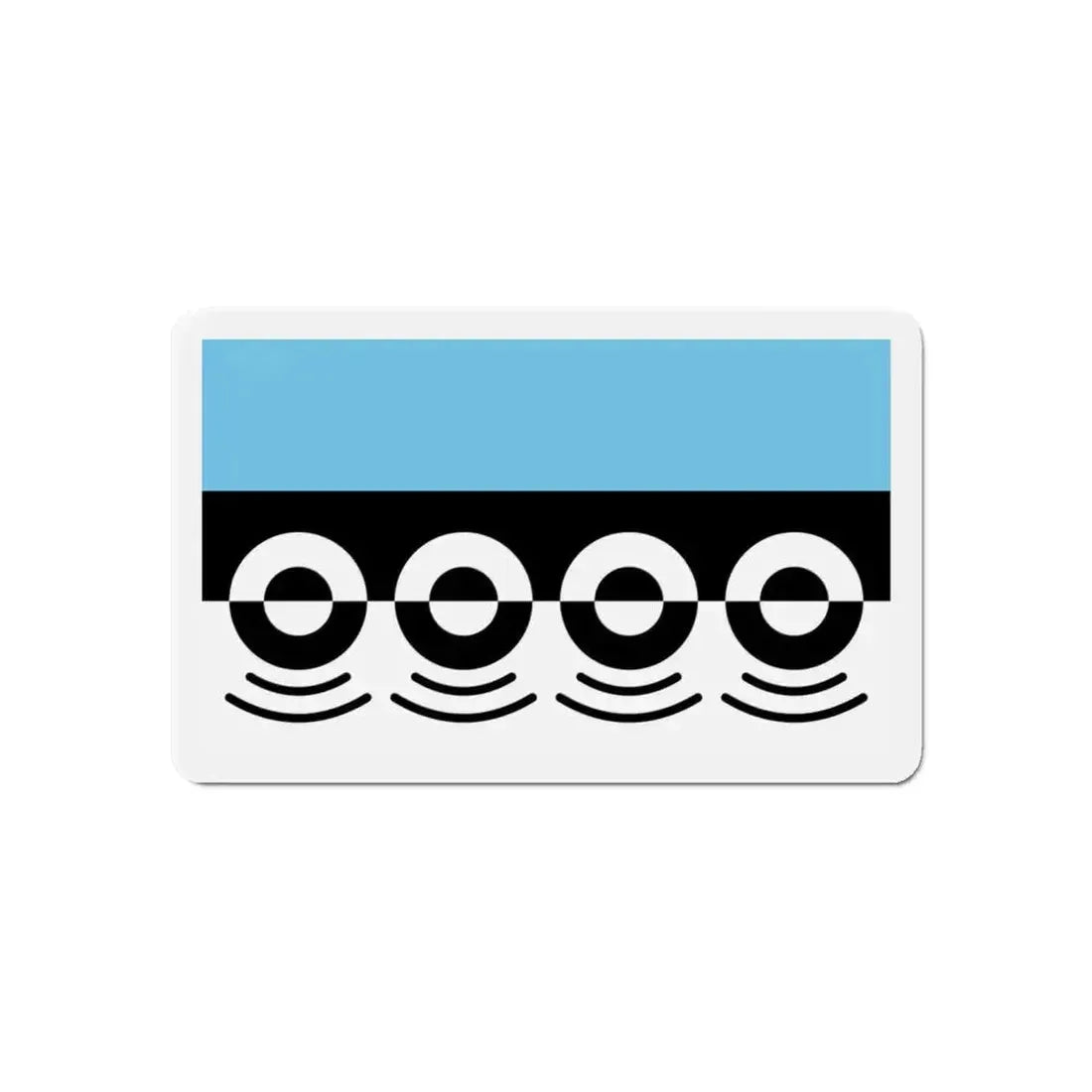 Flag of Digbeth UK - Refrigerator Magnet - The Sticker Space