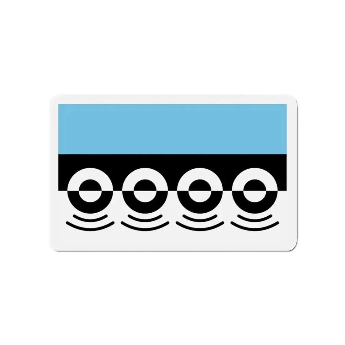 Flag of Digbeth UK - Refrigerator Magnet - The Sticker Space