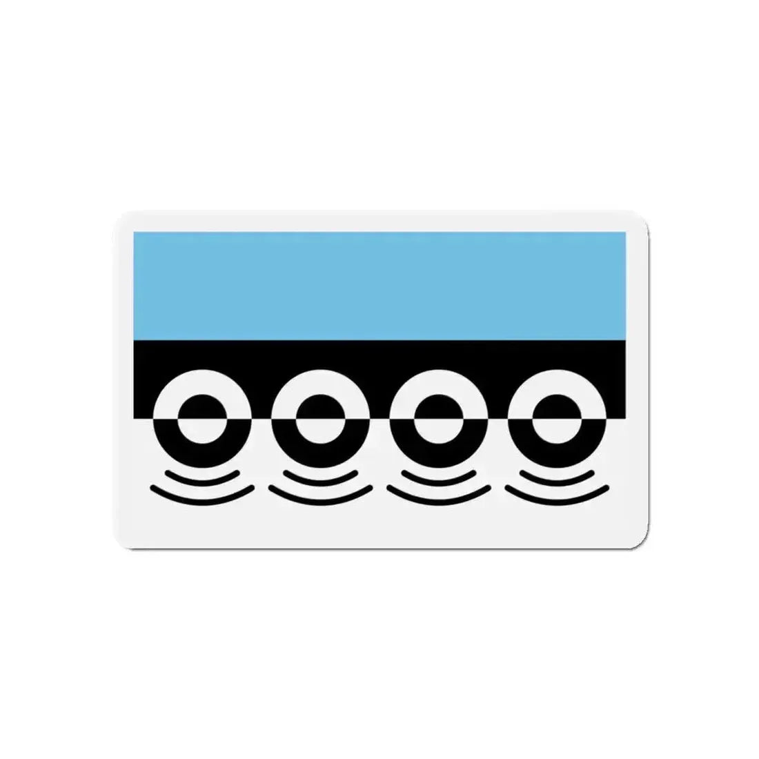 Flag of Digbeth UK - Refrigerator Magnet - The Sticker Space