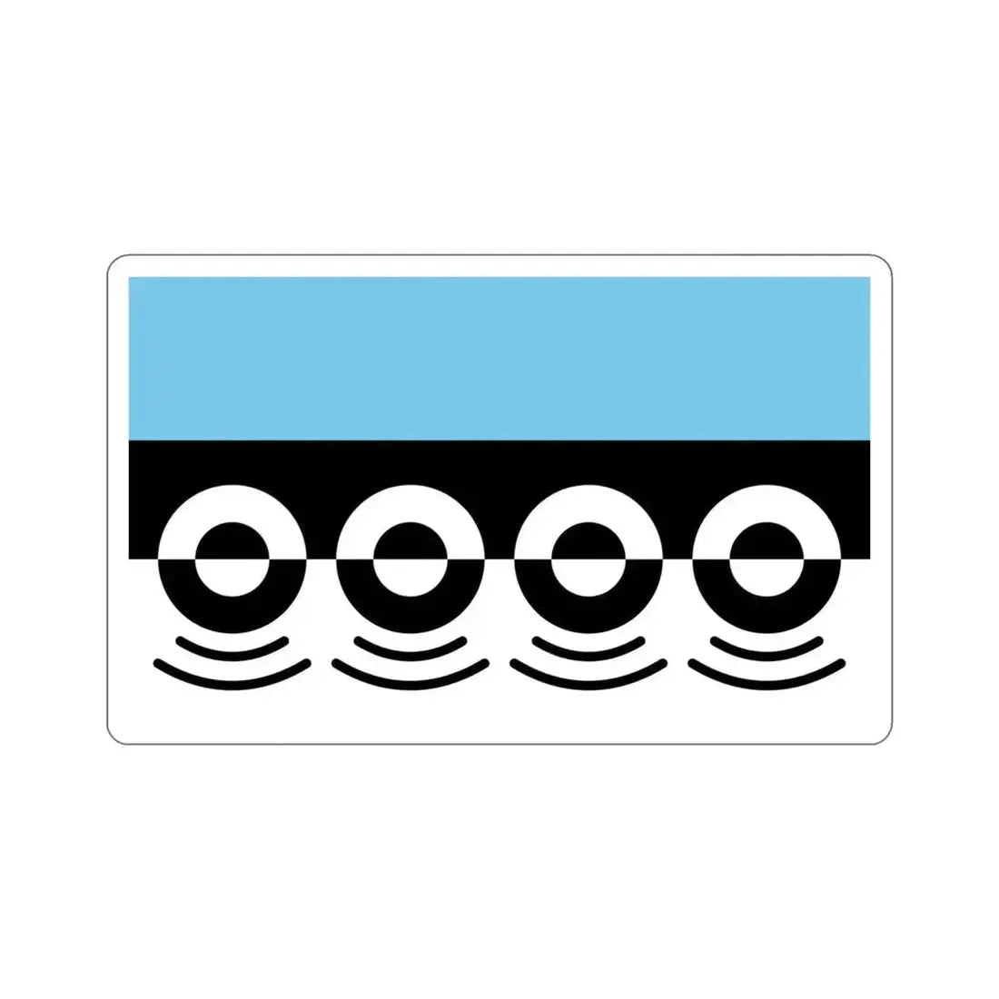 Flag of Digbeth UK STICKER Vinyl Die-Cut Decal 4 Inch - The Sticker Space
