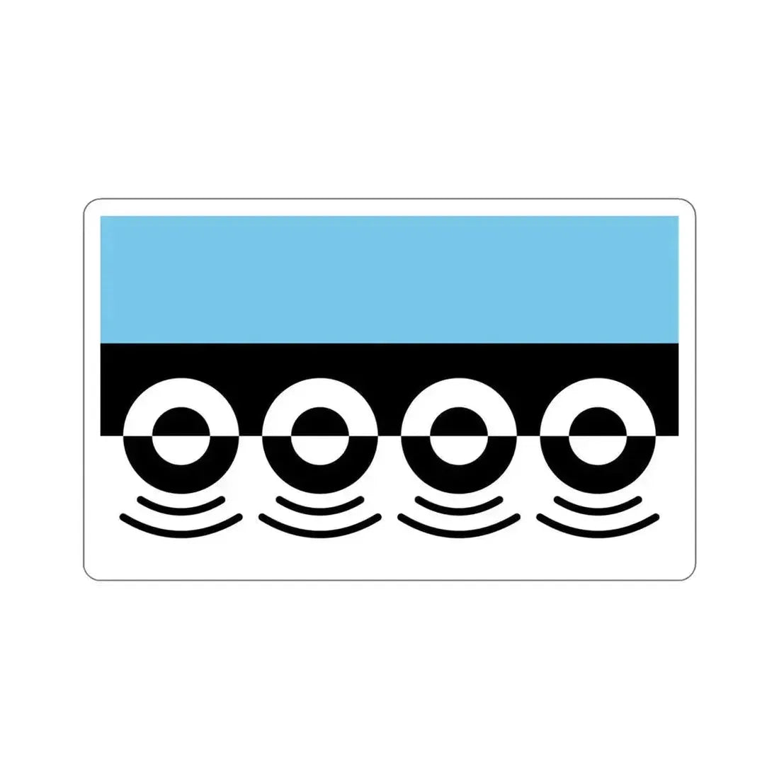 Flag of Digbeth UK STICKER Vinyl Die-Cut Decal 6 Inch - The Sticker Space