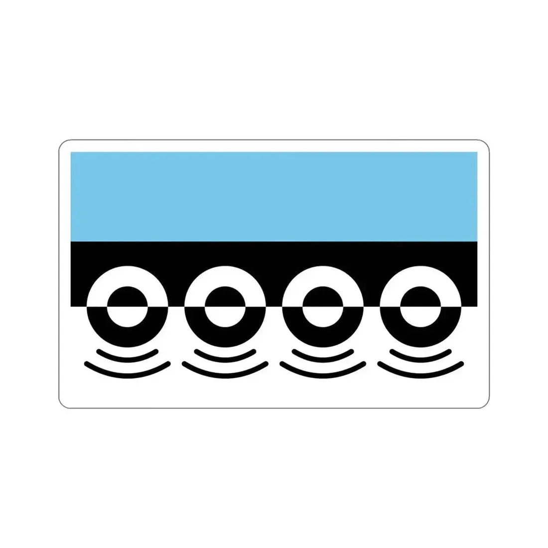 Flag of Digbeth UK STICKER Vinyl Die-Cut Decal - The Sticker Space