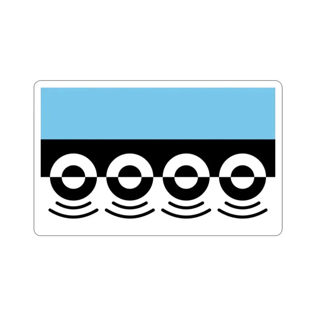 Flag of Digbeth UK STICKER Vinyl Die-Cut Decal - The Sticker Space