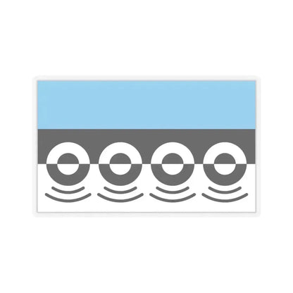 Flag of Digbeth UK - STICKER Vinyl Kiss-Cut Decal 3 Inch Transparent - The Sticker Space