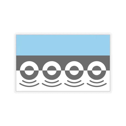 Flag of Digbeth UK - STICKER Vinyl Kiss-Cut Decal 6 Inch Transparent - The Sticker Space