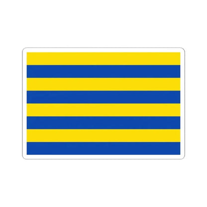 Flag of Diksmuide (Belgium) STICKER Vinyl Kiss-Cut Decal 2 Inch White - The Sticker Space