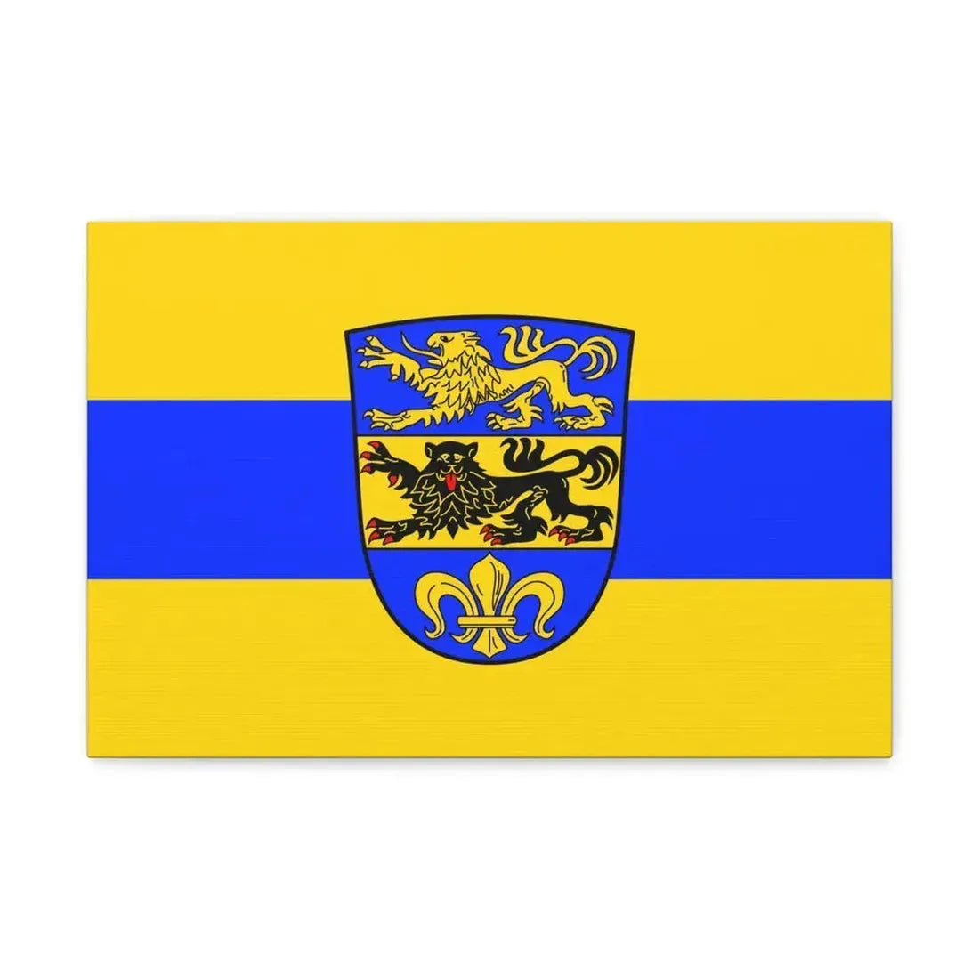 Flag of Dillingen an der Donau Germany - Canvas Wall Art 18″ x 12″ 1.25" - The Sticker Space