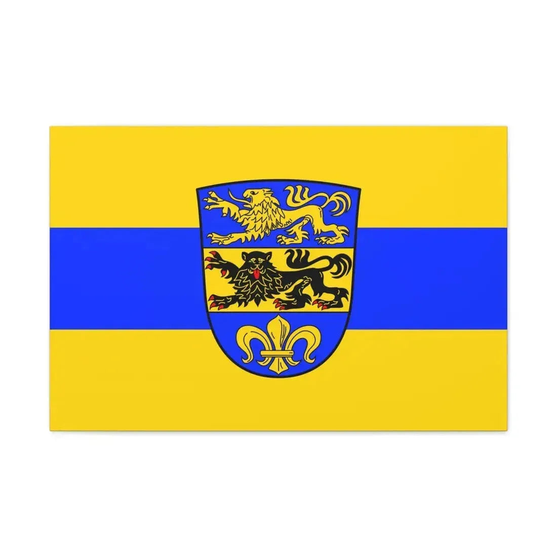 Flag of Dillingen an der Donau Germany - Canvas Wall Art 30" x 20" 1.25" - The Sticker Space