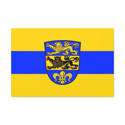 Flag of Dillingen an der Donau Germany - Canvas Wall Art 30" x 20" 1.25" - The Sticker Space
