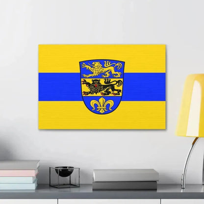 Flag of Dillingen an der Donau Germany - Canvas Wall Art - The Sticker Space
